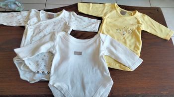 Lot de 3 bodies manches longues