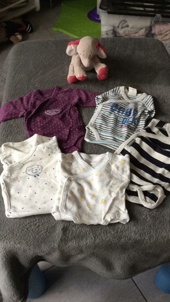 Lot de 5 body manches longues