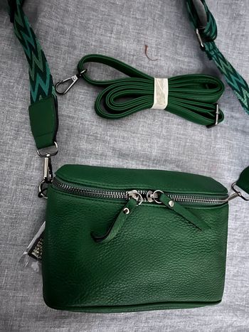 Sac a bandoulière vert foncé