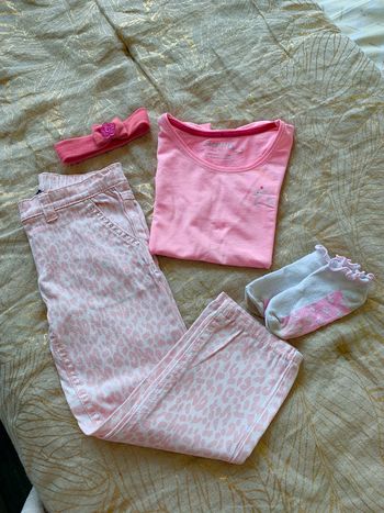 Ensemble rose girly T4ans