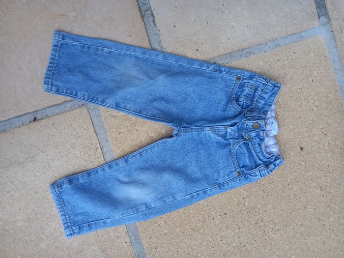 Jean TeX Baby 23 mois taille élastiquée