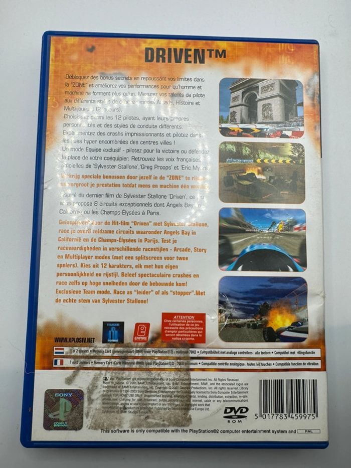 Driven - PlayStation 2 PS2 - PAL - Complet - photo numéro 2