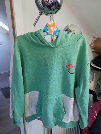 Pull H&M Lego T4 /6 ans vert/blanc