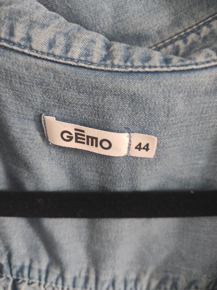 Chemise en jean leger sans manche - photo numéro 2