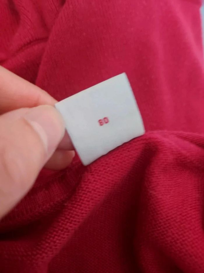 Robe Rouge bordeaux framboise étoile paillettes sequin argent - photo numéro 9