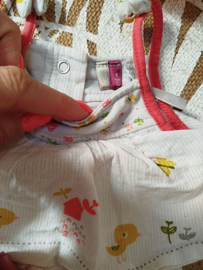 Barboteuse combinaison fille 1 mois été Orchestra - photo numéro 3