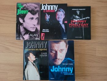 Lot livres johnny hallyday