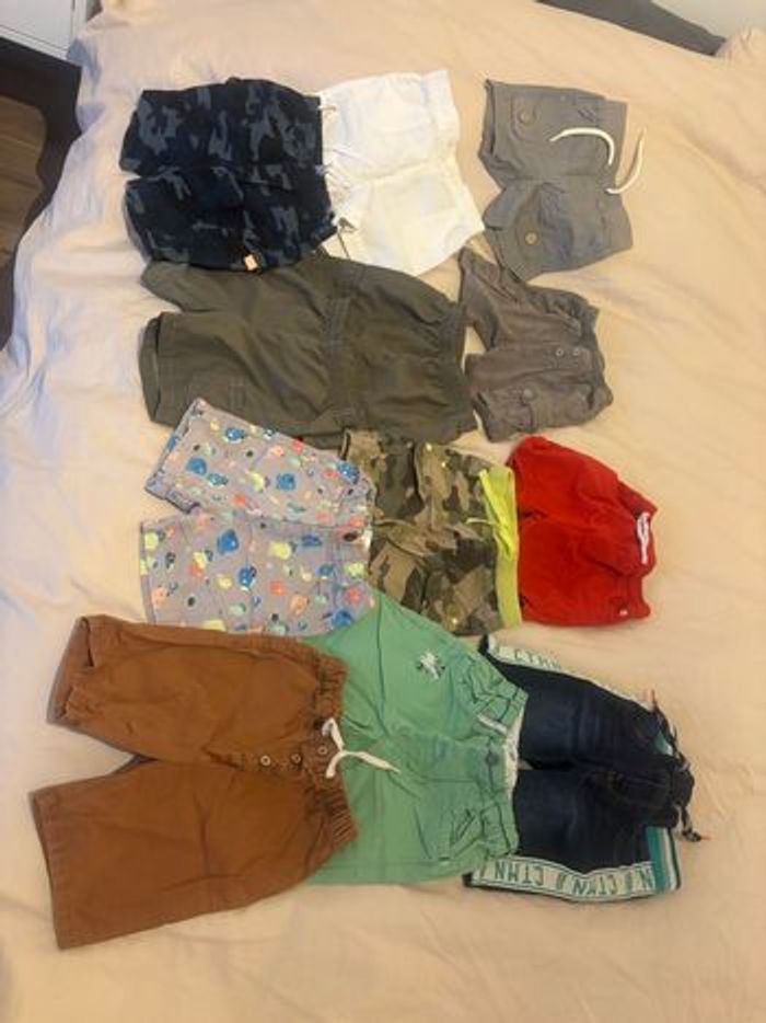 Lot de shorts garçon 18 mois - photo numéro 2