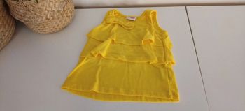 Débardeur jaune Titicos baby T6M