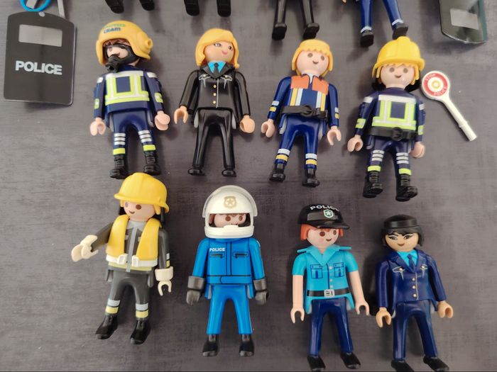 Lot playmobil police pompiers - photo numéro 2
