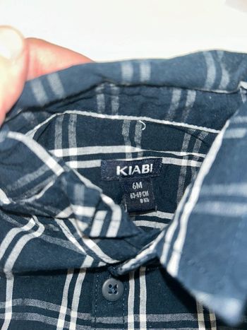 Chemise kiabi t 6 mois