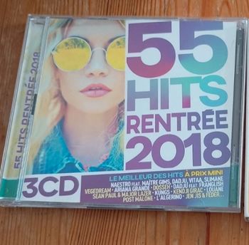 Compile 3 CD hits de l'été 2018