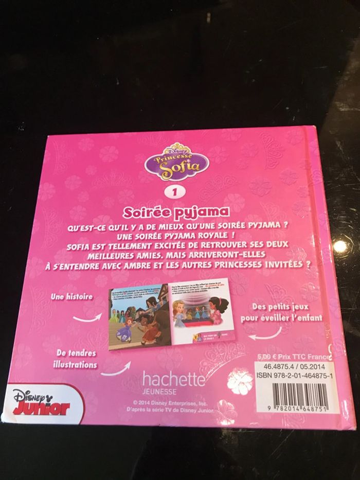 Livre Princesse Sofia Disney soirée pyjama - photo numéro 2
