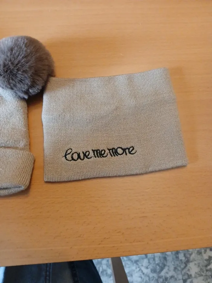 Bonnet et tour de cou bebe - photo numéro 3