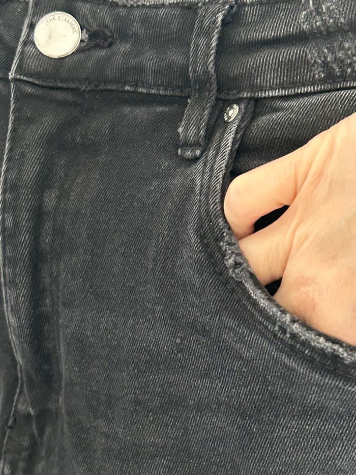 Jean noir Piazza Italia, taille 40, taille haute - photo numéro 2