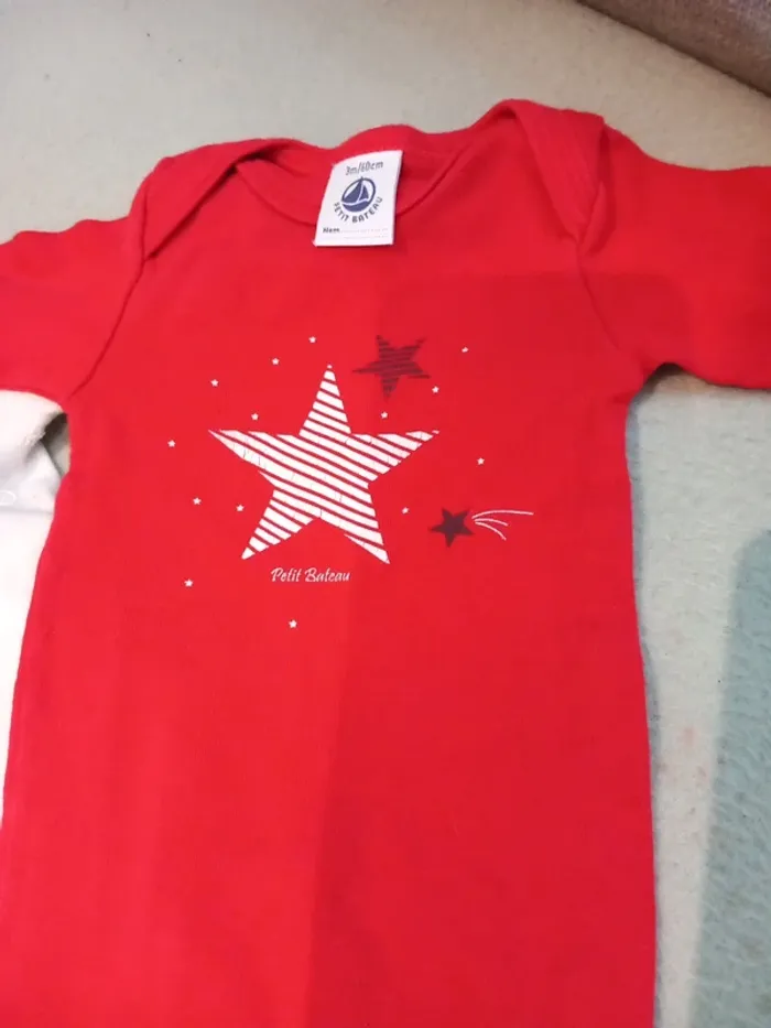 Lot body manches longues petit bateau - photo numéro 2