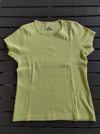T shirt vert anis