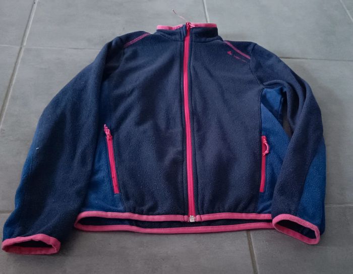 Gilet zippé fille