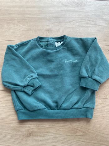 Sweat vert Petit mec Tape à l’œil 12 mois
