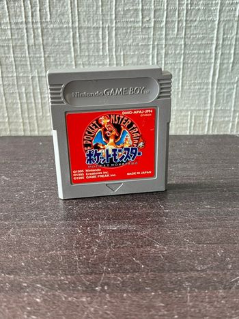 🔥 Game Boy – Pokémon Rouge (Pocket Monsters Aka, JAP, 1996)