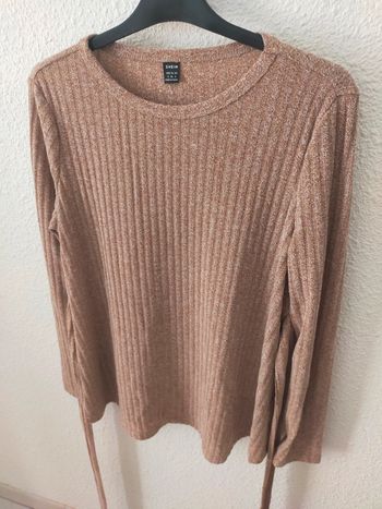 Pull beige chiné taille 38-40 comme neuf