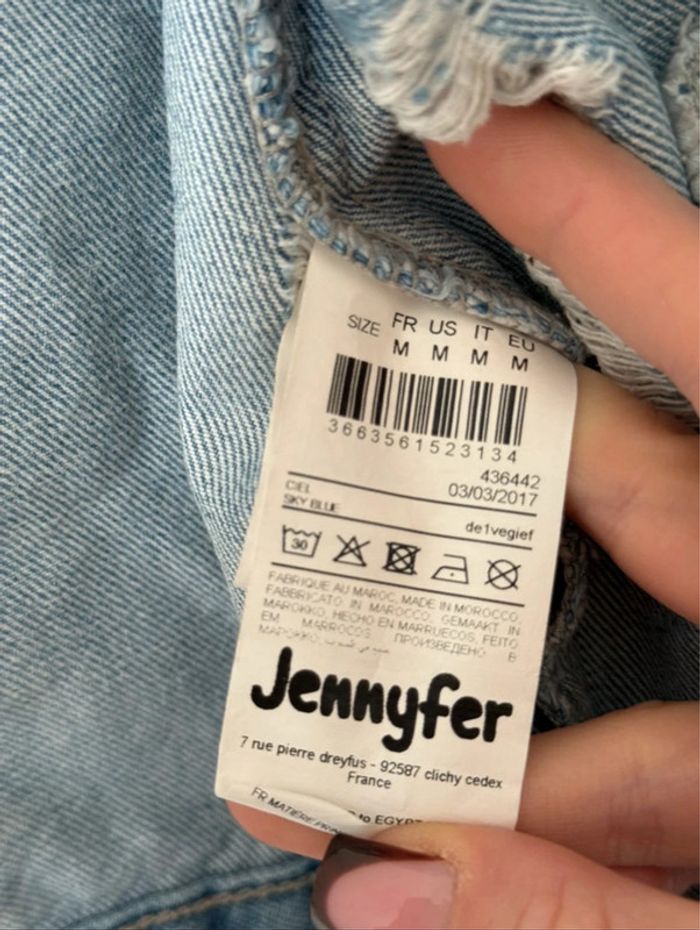 Veste en jean femme - taille M / 38 - photo numéro 3