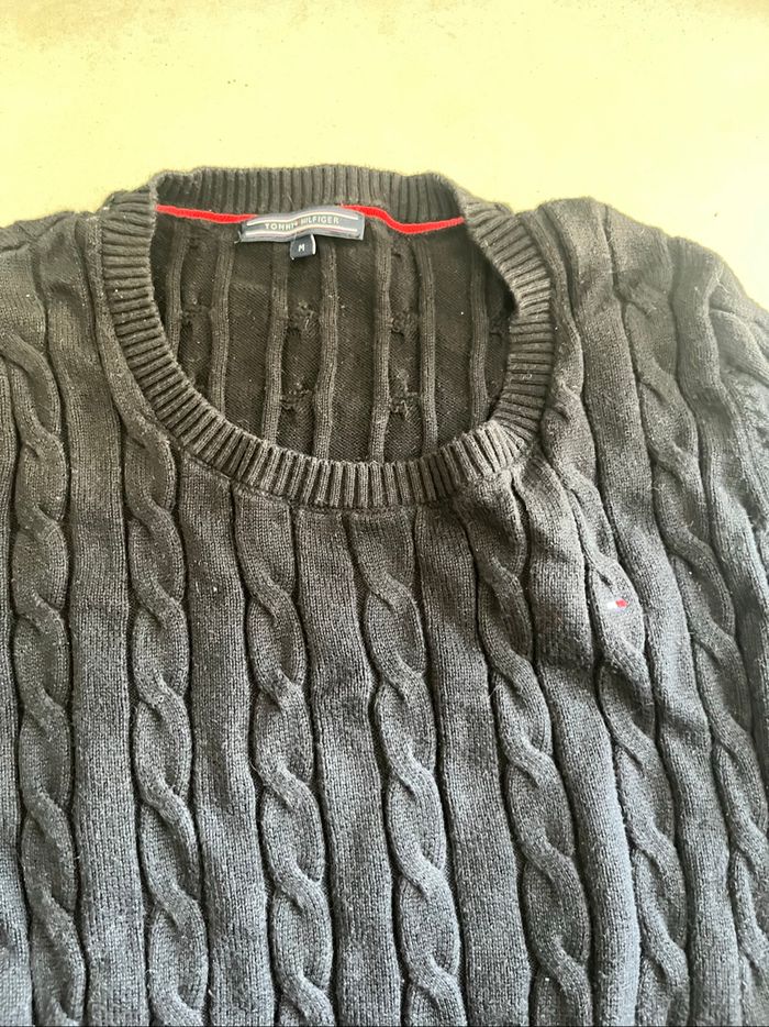 Pull noir Tommy Hilfiger - photo numéro 2