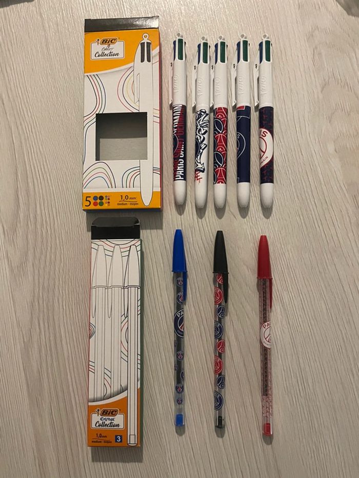 2 lot stylos bic PSG Paris Saint Germain Neufs - photo numéro 3