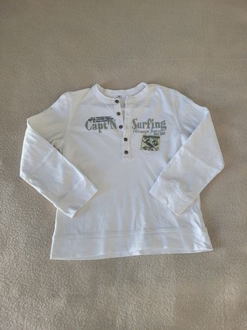 T-shirt manches longues 104 cm captain tortue