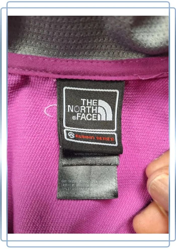 Veste full zip the north face femme violette taille Xl- summit series windstopper - photo numéro 13