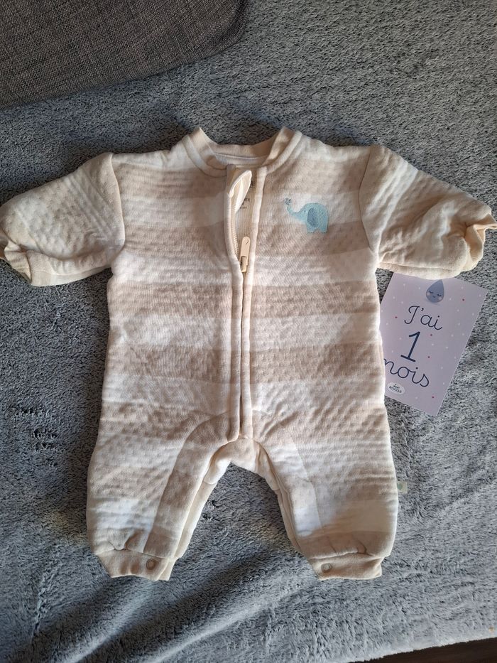 Pyjama sans pied  1 mois (54cm)