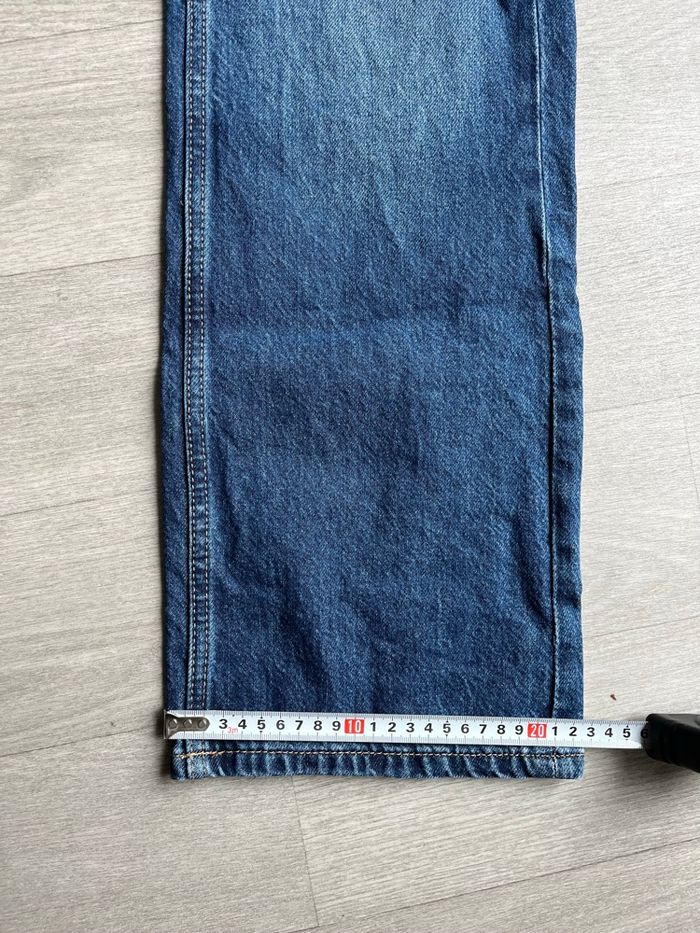 Jean large taille haute bleu foncé Bershka T32 - photo numéro 9