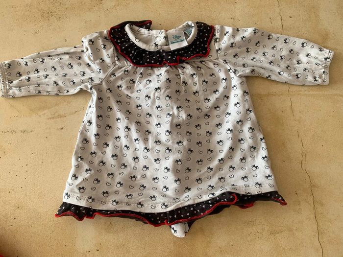 Joli ensemble 3 pièces Mickey Minnie Disney 3 mois - photo numéro 4