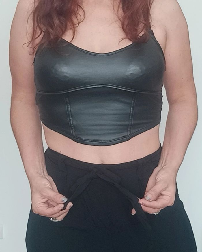 Pantalon fluide jambes larges noir taille 40 - photo numéro 3