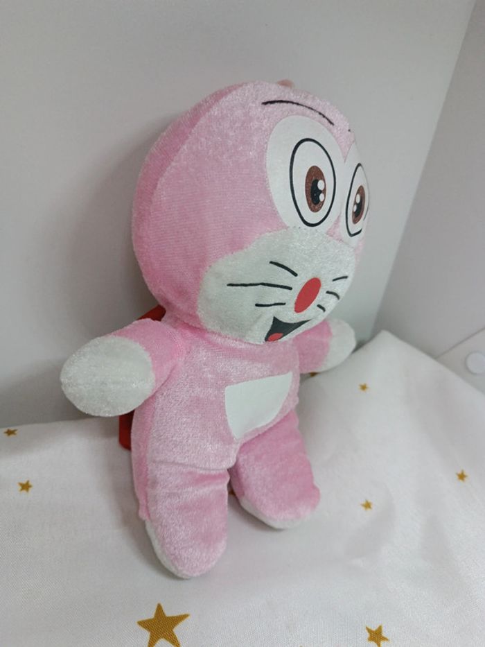 Rose pink peluche plush  doudou poupée nounours Teddy chat cat Doraemon kawaii Sakura animé japonais - photo numéro 3