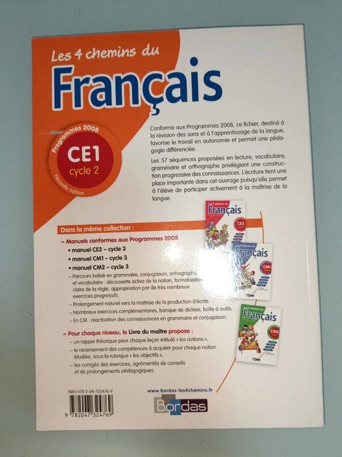 Les 4 chemins du français CE1 - photo numéro 3