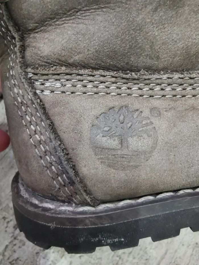 🌿Timberland Bottines courma kids traditional marron taille 22 - photo numéro 11