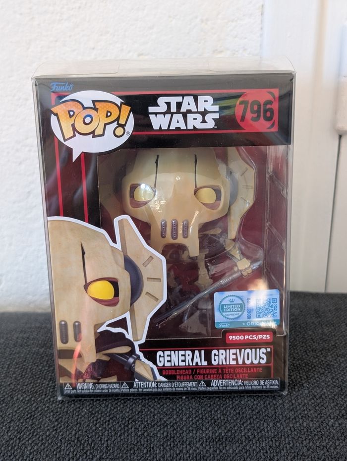Funko Pop! General Grievous Star Wars 796 Limited Edition avec protection
