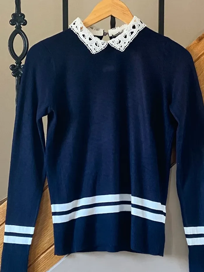 Pull avec col brodé Naf Naf - photo numéro 2