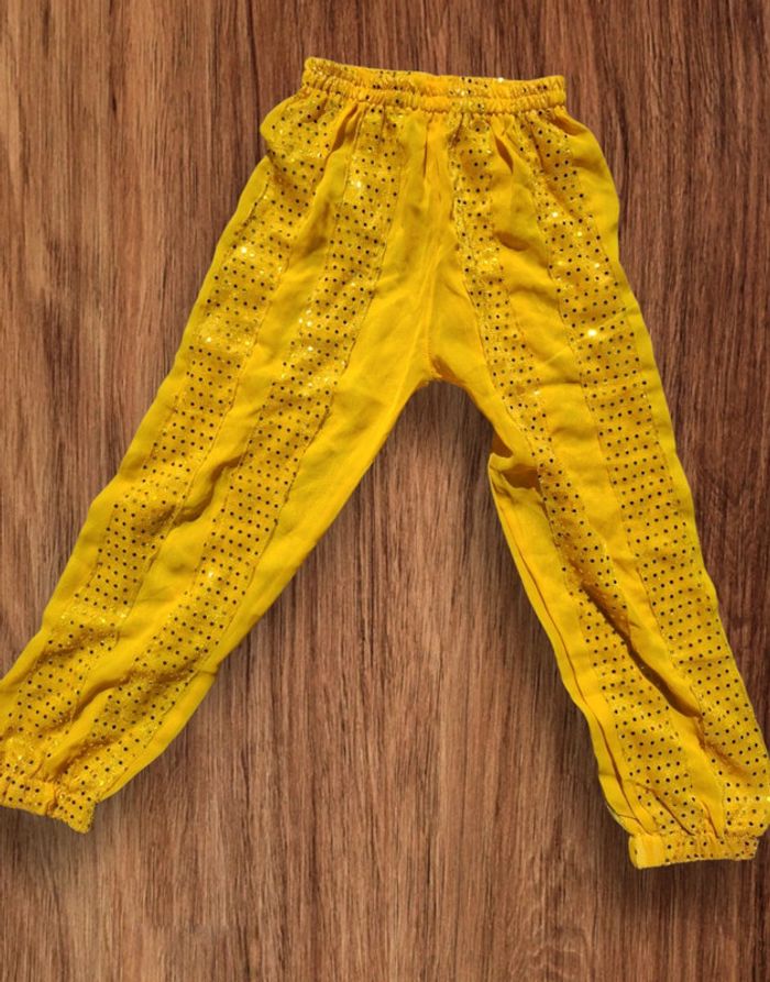 Lot de deux tenues Bollywood jaune - photo numéro 3