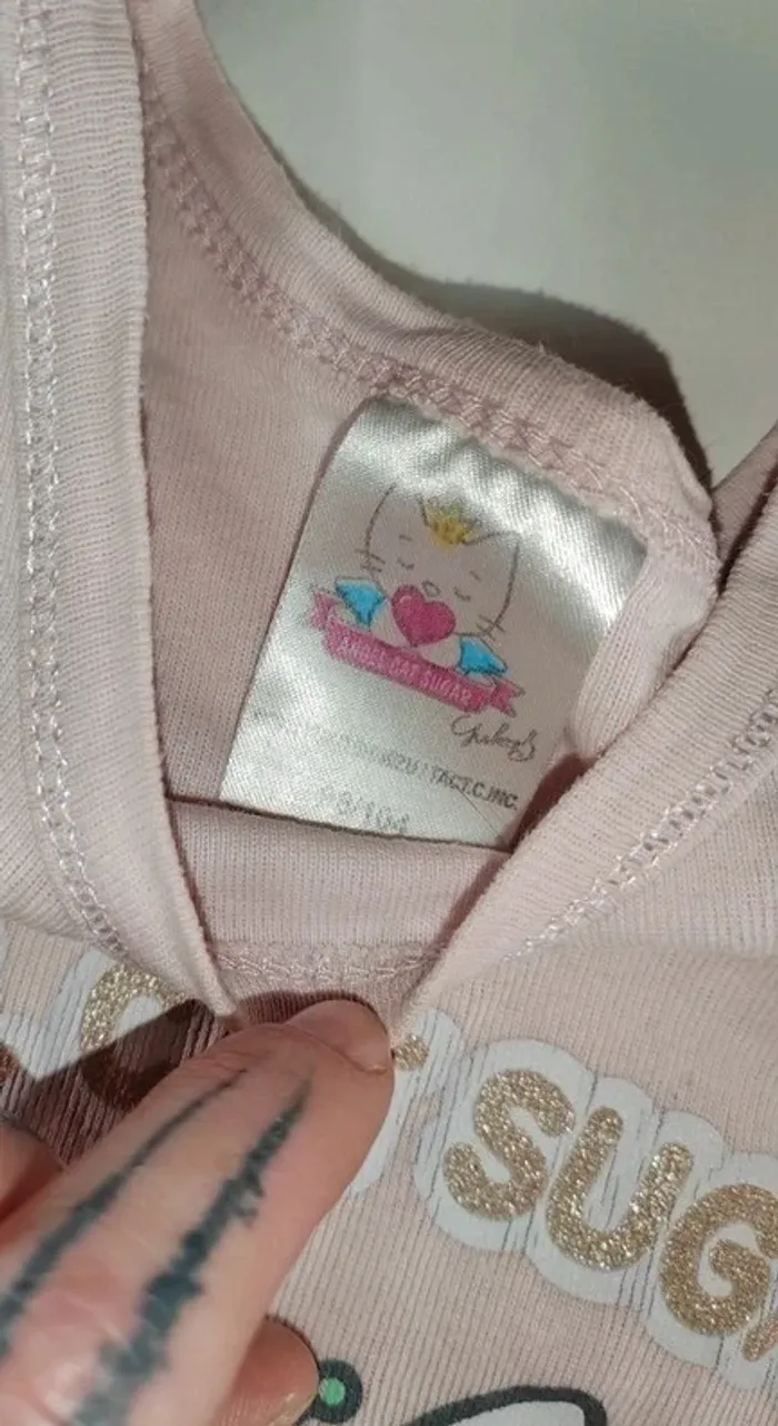 Tee-shirt / Débardeur Kitty - Taille : 4 ans - photo numéro 4