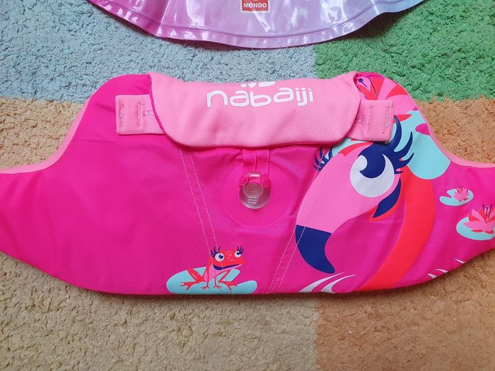 Lot brassards-ceinture + bouée + chapeau- 3-5 ans - Fille - photo numéro 3