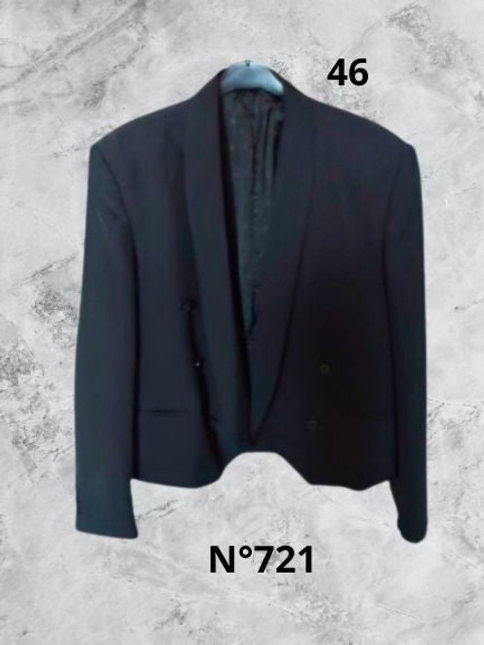 N°721 Blazer noir T46. Boston homme.
