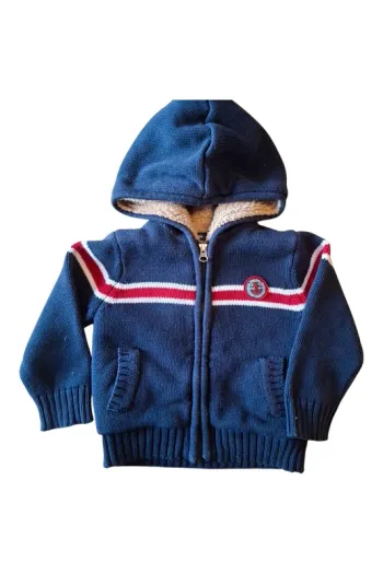 Gilet chaud terre des marins 2 ans