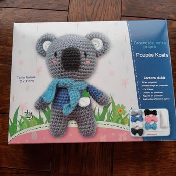 Kit loisir créatif DIY crochet Koala