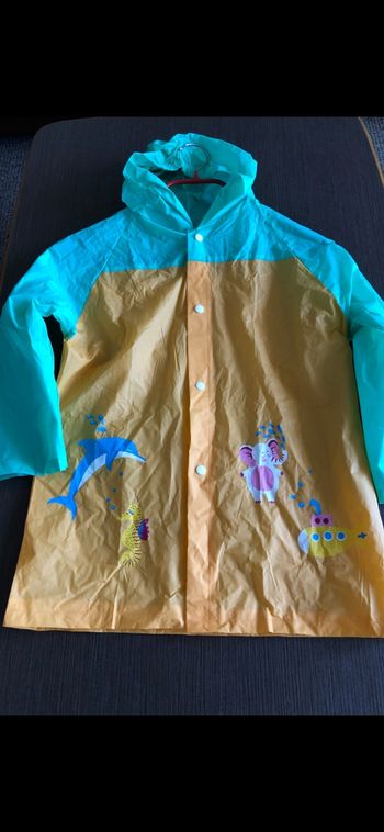 Parka pluie enfant 110 cm 5 ans 