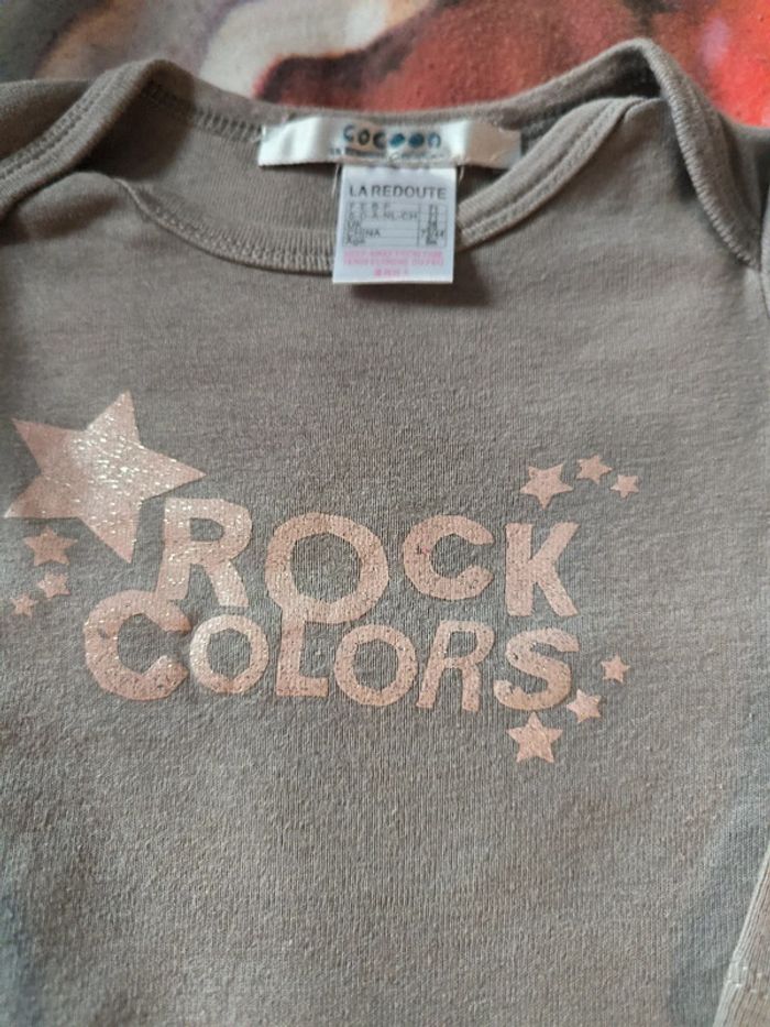 Lot 3 bodies 9 mois fille - photo numéro 3