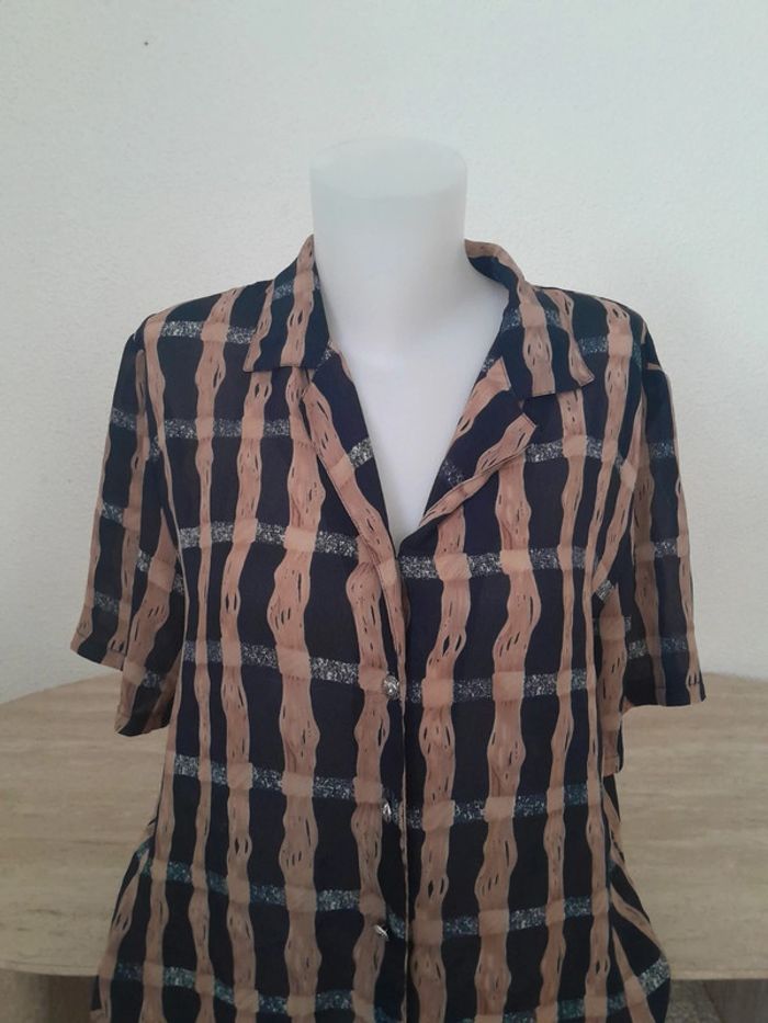 Chemise fluide légè 💫vintage 💫Taille 42-44 - photo numéro 4