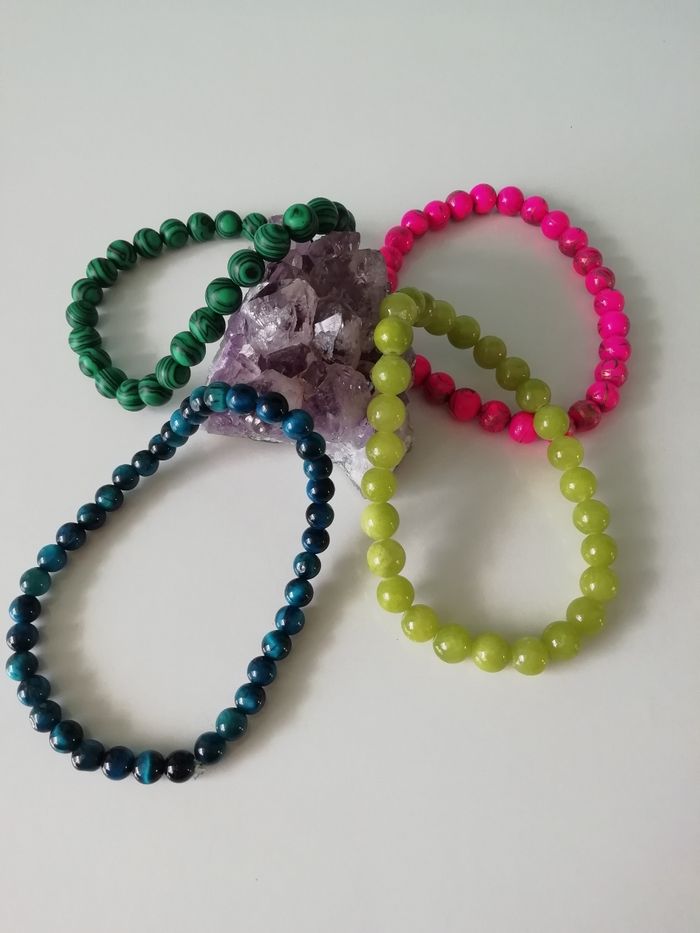 Lot bracelets en pierre naturelle - photo numéro 2