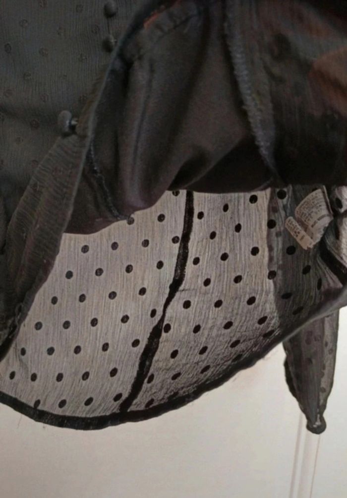 Blouse Zara noir, taille M - photo numéro 7